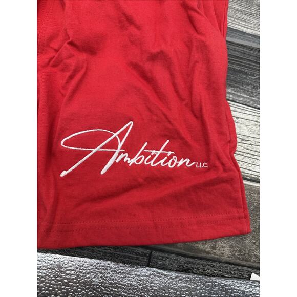 Red Ambition Shorts/Shirt Combo SMALL Unisex {77} - Picture 5 of 12